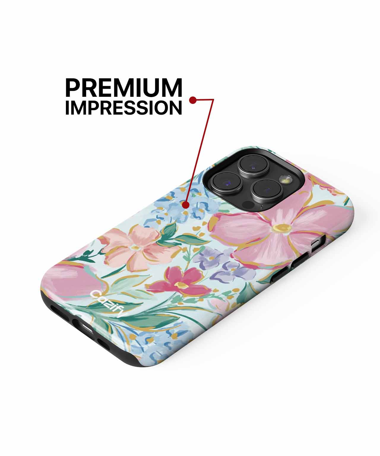 Cheerful Floral Party Explosion iPhone case Case Cazify - Delivery Canada