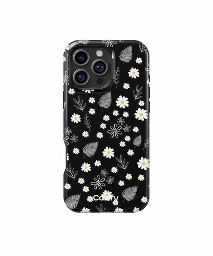 Cheerful Floral Party on Black iPhone case Case Cazify - Delivery Canada