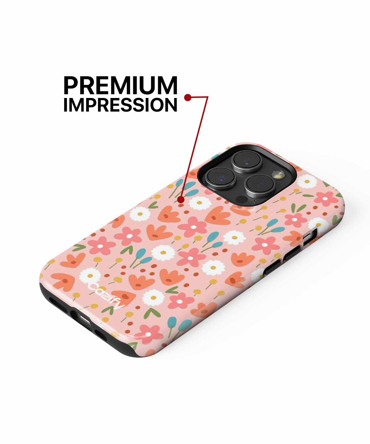 Cheerful Floral Party Vibes iPhone case Case Cazify - Delivery Canada