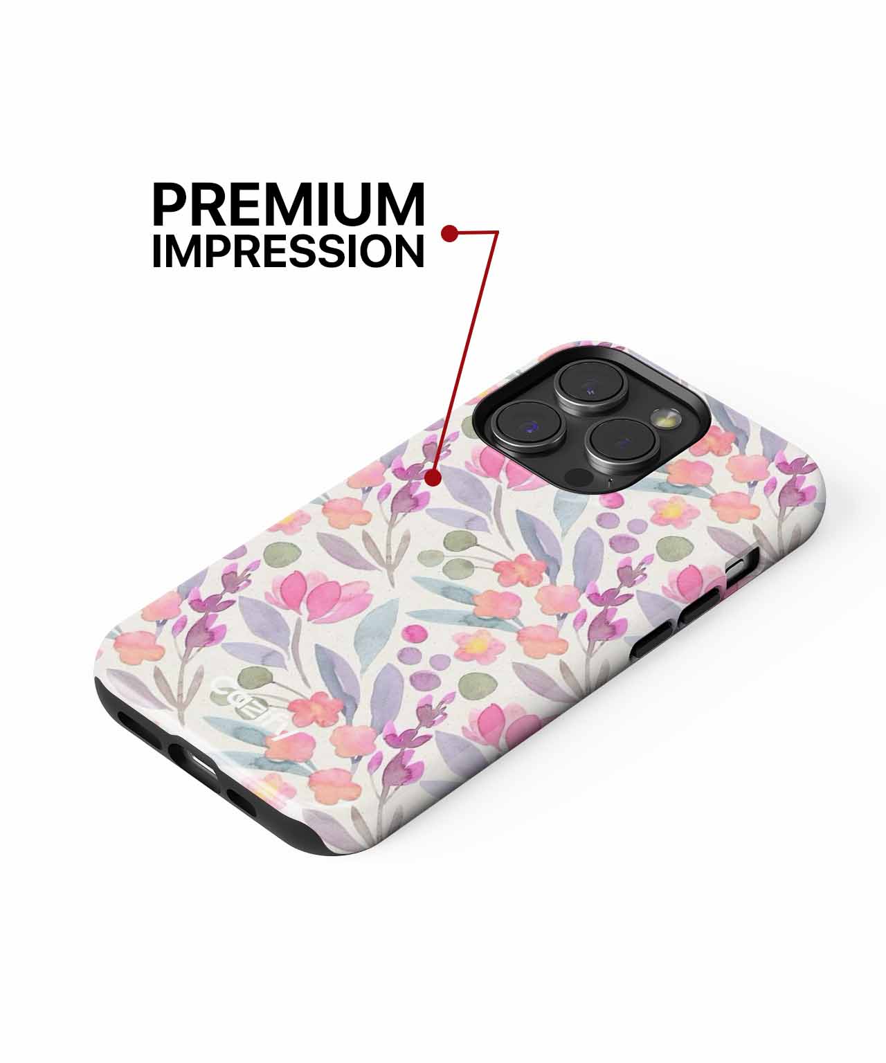 Cheerful Floral Splash of Colors iPhone case Case Cazify - Delivery Canada