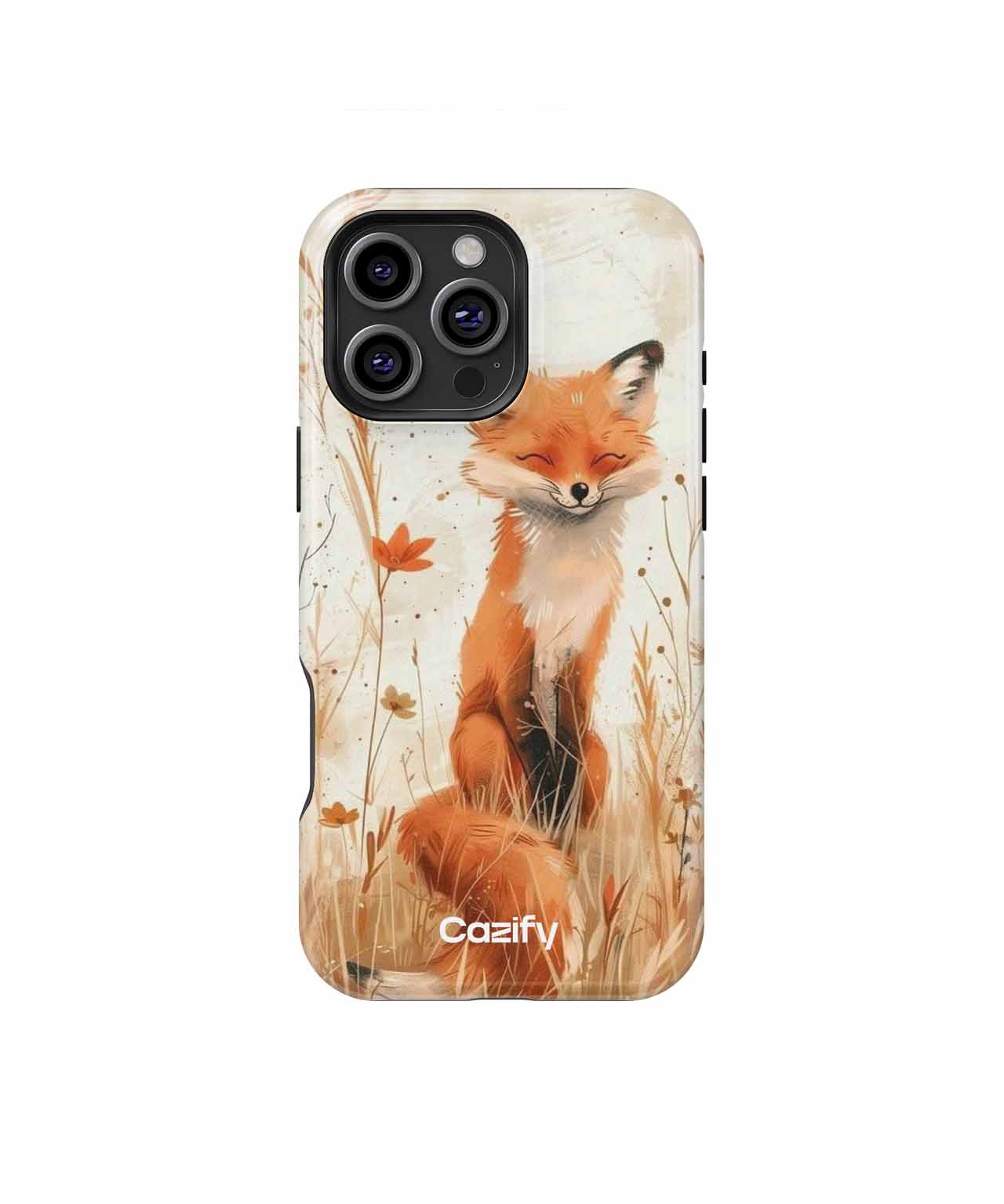 Cheerful Fox in a Sunny Meadow iPhone case Case Cazify - Delivery Canada