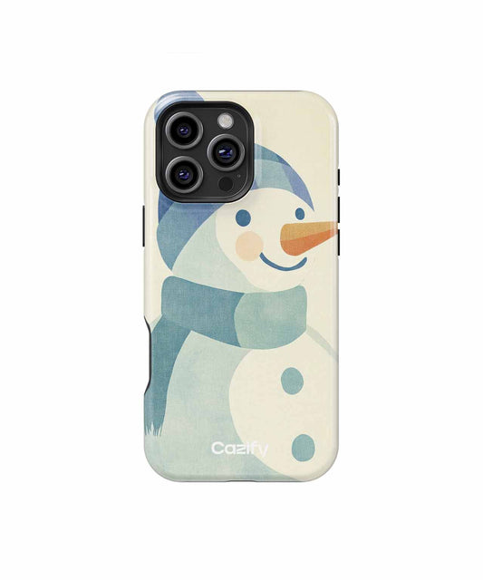Cheerful Frosty Friend with a Hat iPhone case Case Cazify - Delivery Canada