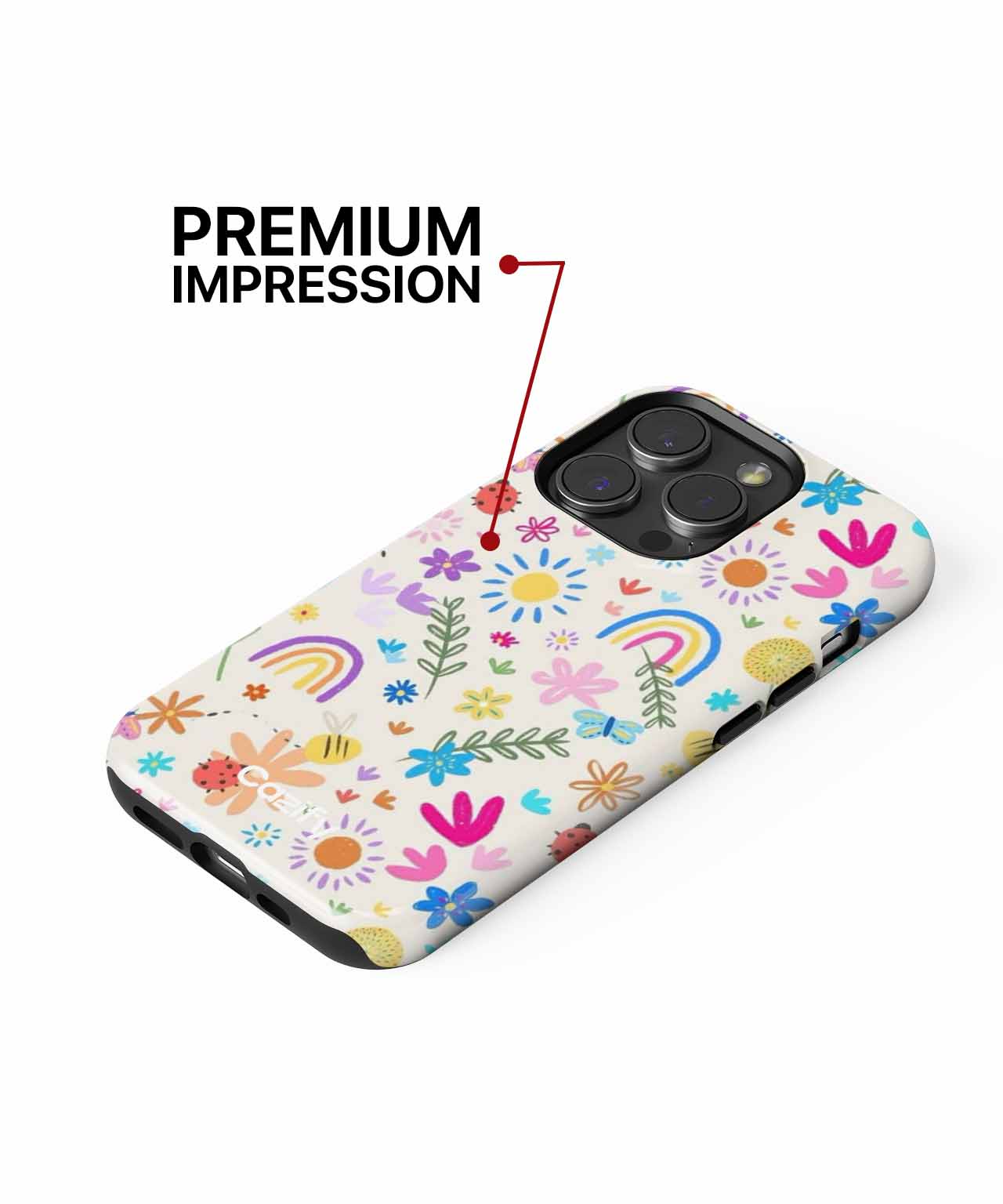 Cheerful Garden of Colorful Wonders iPhone case Case Cazify - Delivery Canada