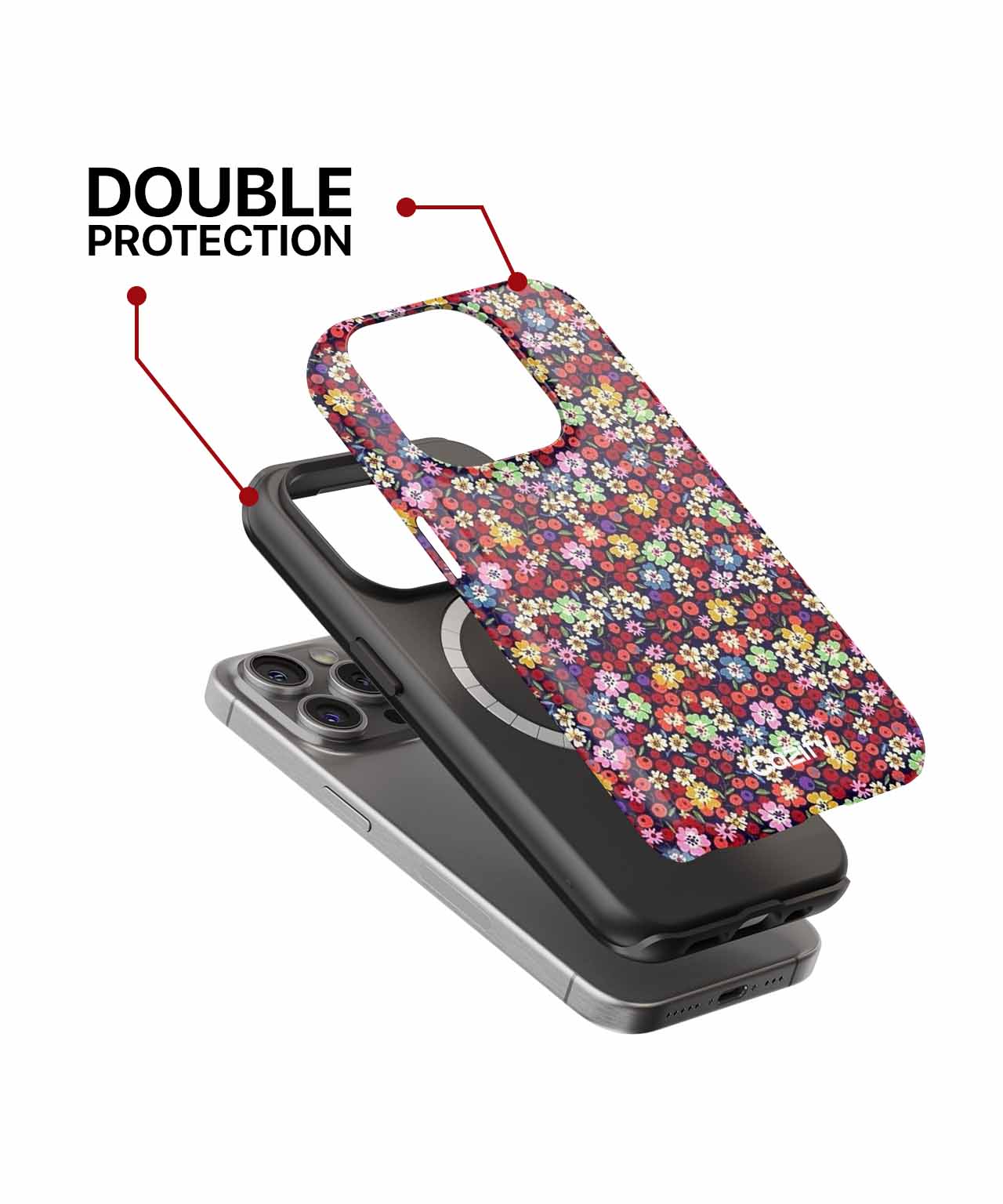Cheerful Garden Party Floral Design iPhone case Case Cazify - Delivery Canada
