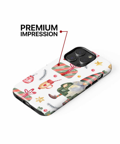 Cheerful Gnomes Celebrating Christmas Together iPhone case Case Cazify - Delivery Canada
