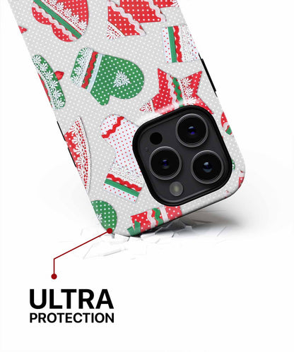 Cheerful Holiday Patterns of Joy iPhone case Case Cazify - Delivery Canada
