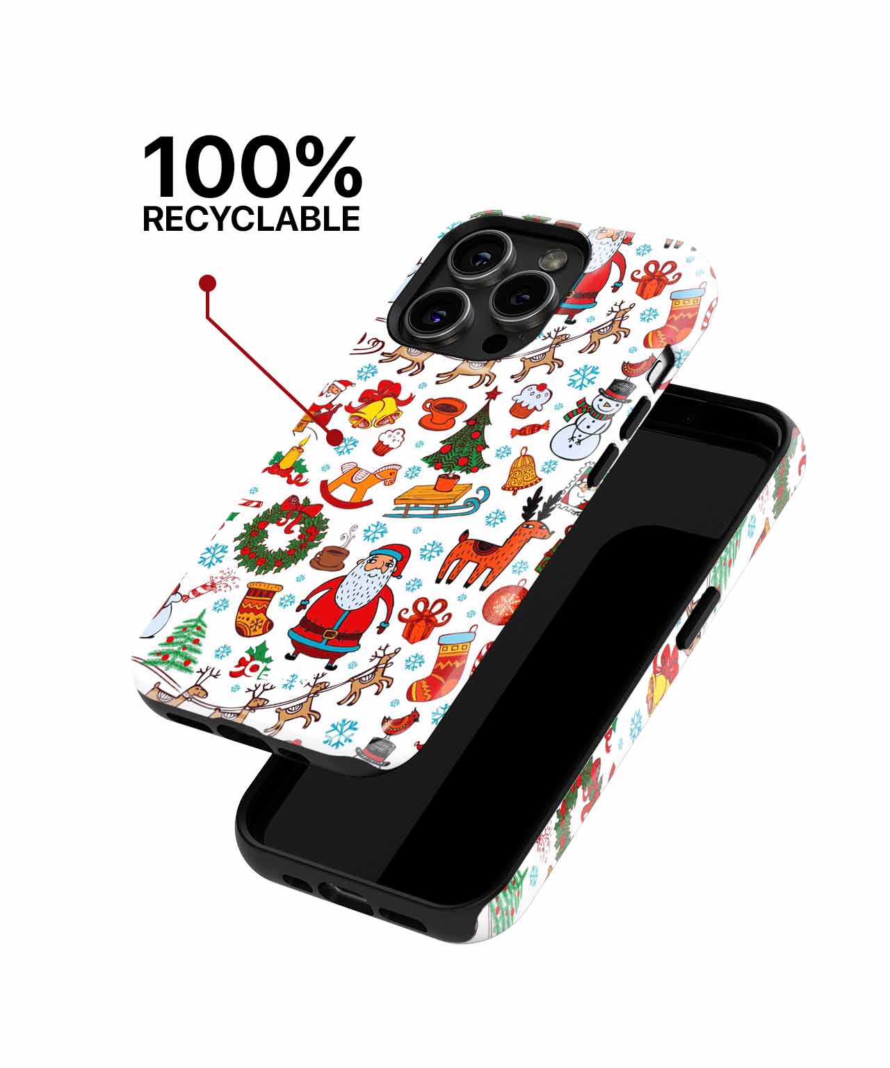 Cheerful Holiday Wonderland Extravaganza iPhone case Case Cazify - Delivery Canada