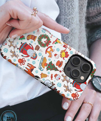 Cheerful Holiday Wonderland Extravaganza iPhone case Case Cazify - Delivery Canada