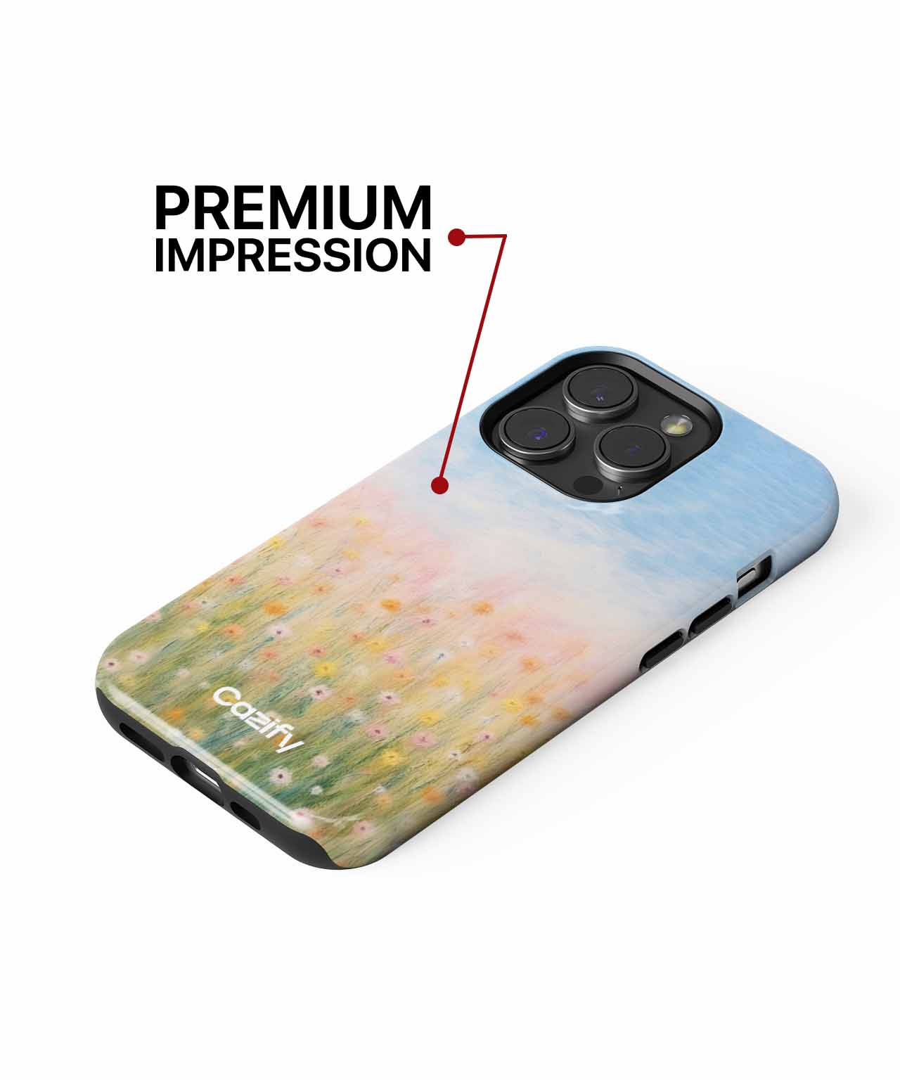 Cheerful Meadow of Colorful Blooms iPhone case Case Cazify - Delivery Canada