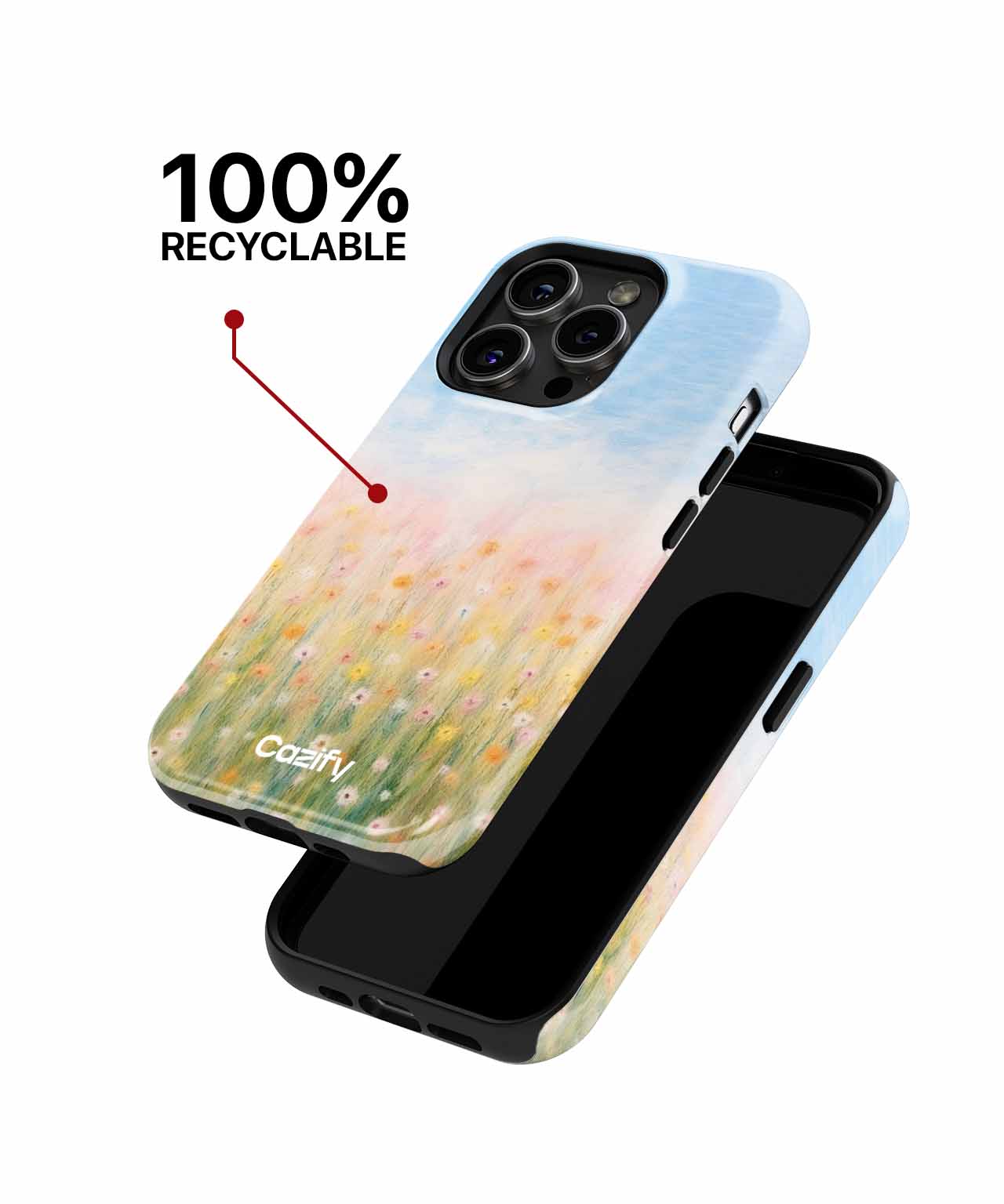 Cheerful Meadow of Colorful Blooms iPhone case Case Cazify - Delivery Canada
