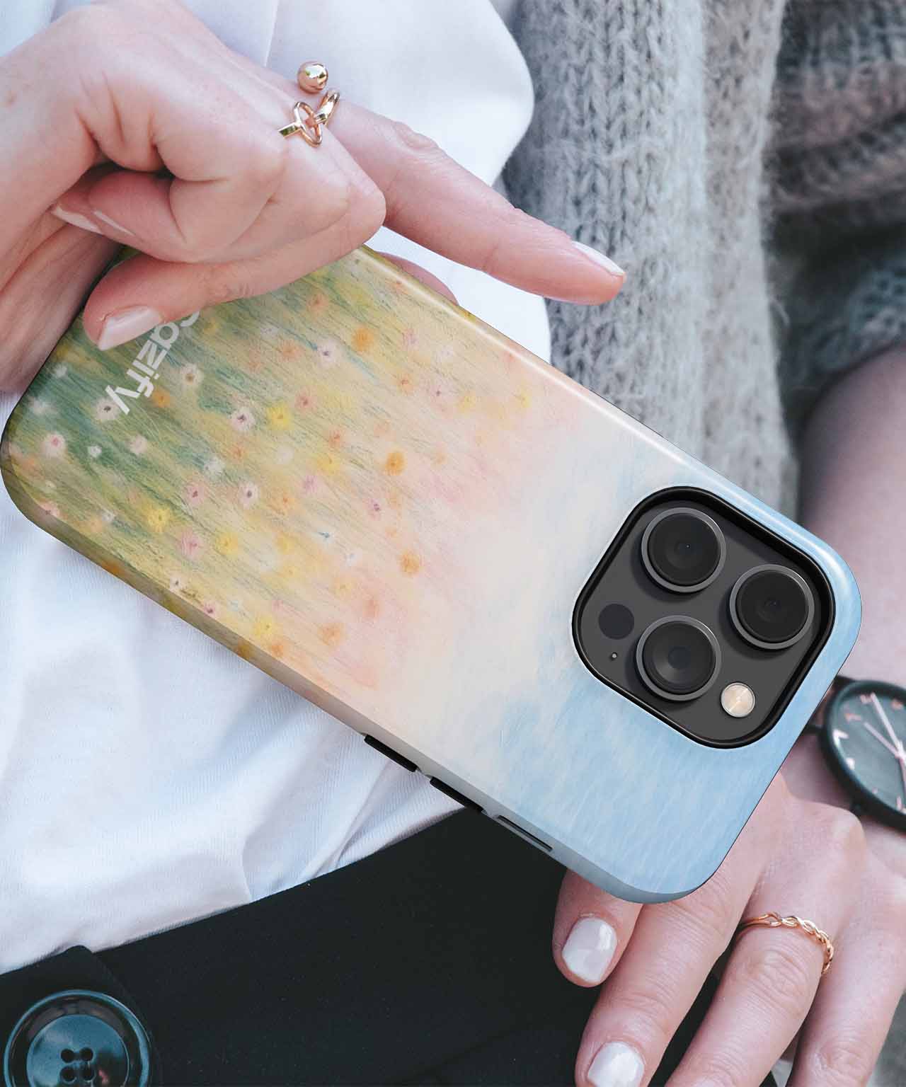 Cheerful Meadow of Colorful Blooms iPhone case Case Cazify - Delivery Canada