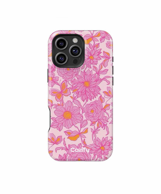 Cheerful Pink Floral Garden Delight iPhone case Case Cazify - Delivery Canada