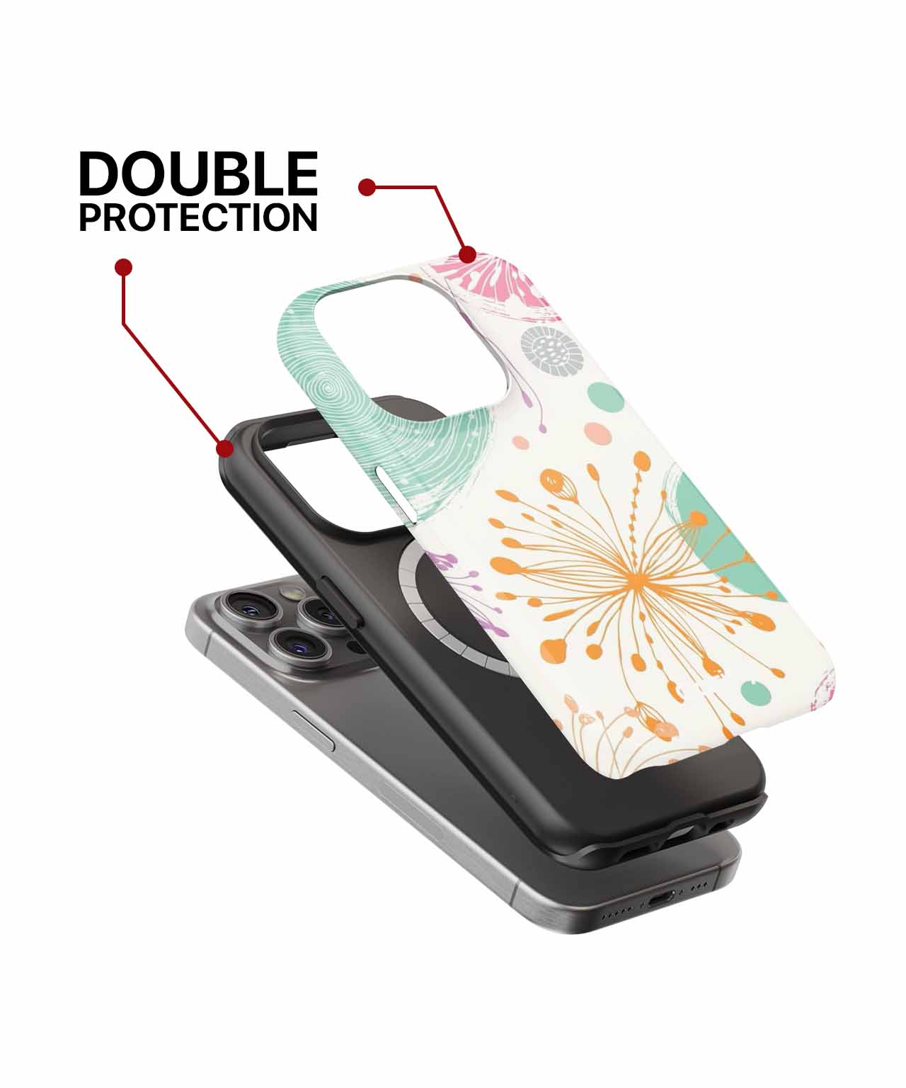 Cheerful Springtime Floral Delight iPhone case Case Cazify - Delivery Canada