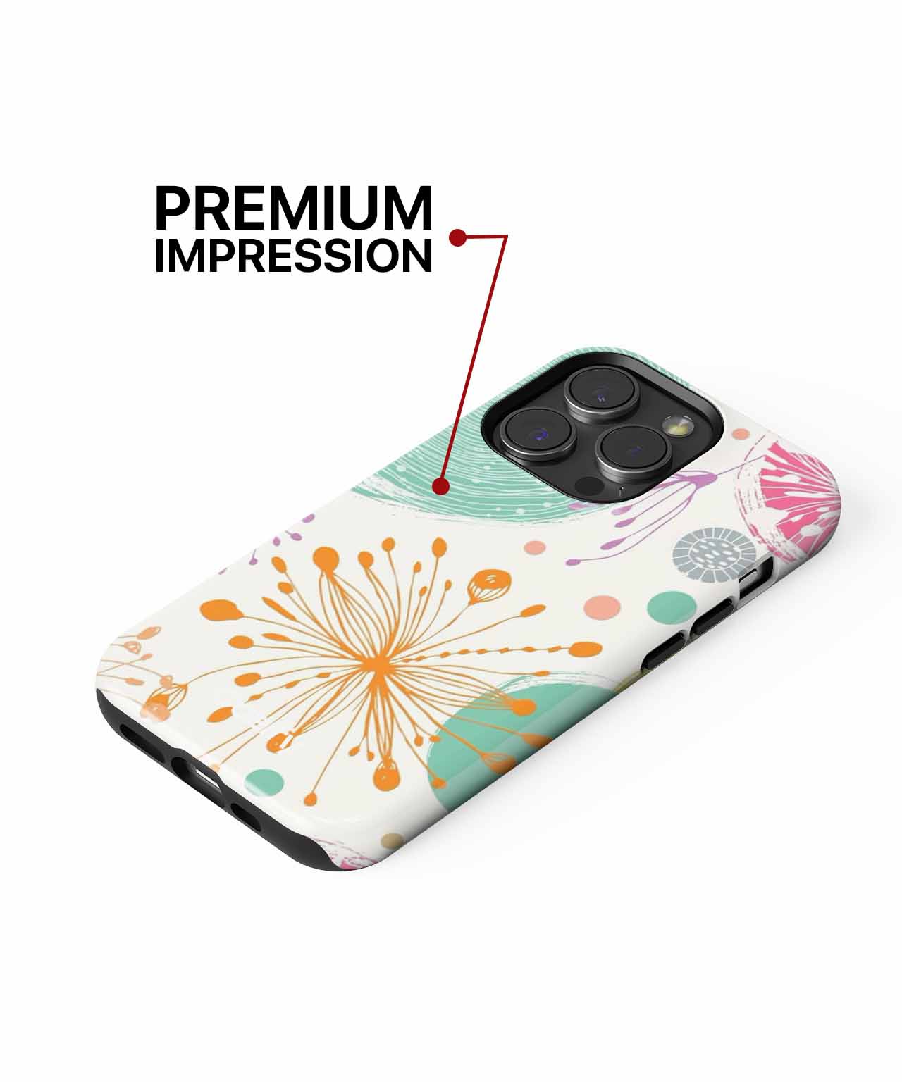 Cheerful Springtime Floral Delight iPhone case Case Cazify - Delivery Canada