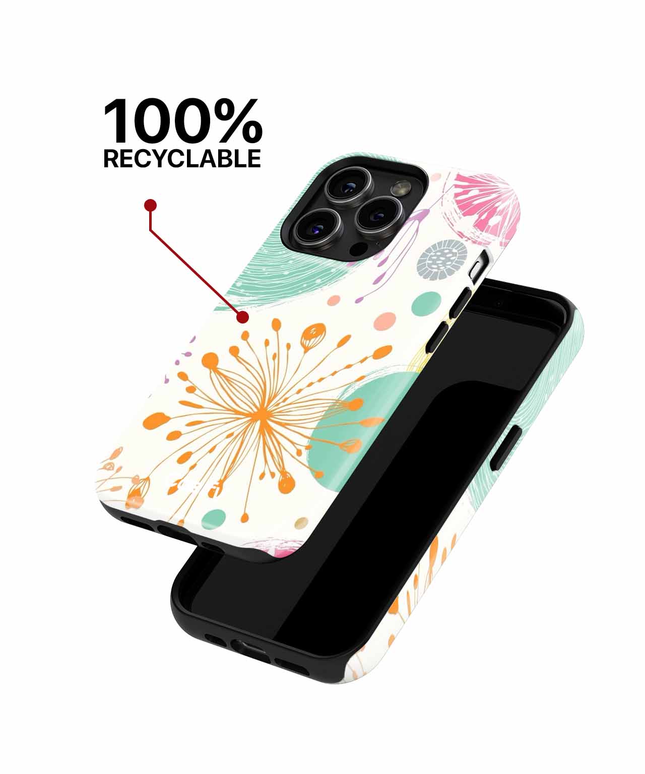 Cheerful Springtime Floral Delight iPhone case Case Cazify - Delivery Canada