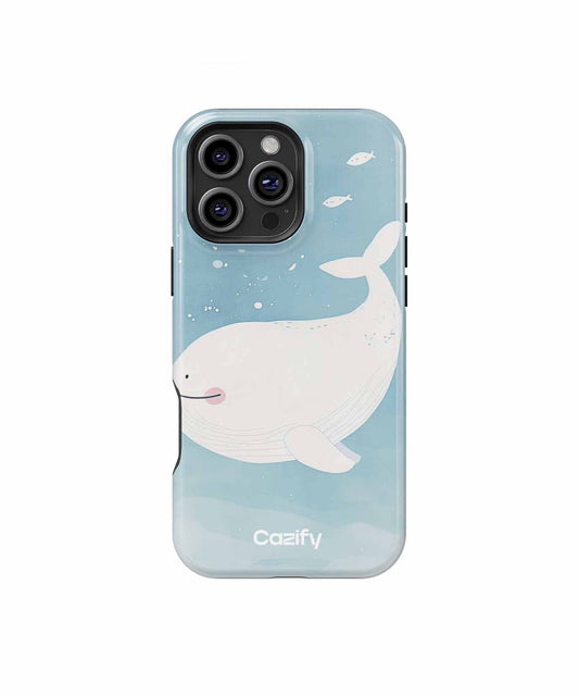 Cheerful Whales Swimming in Bliss iPhone case Case Cazify - Delivery Canada