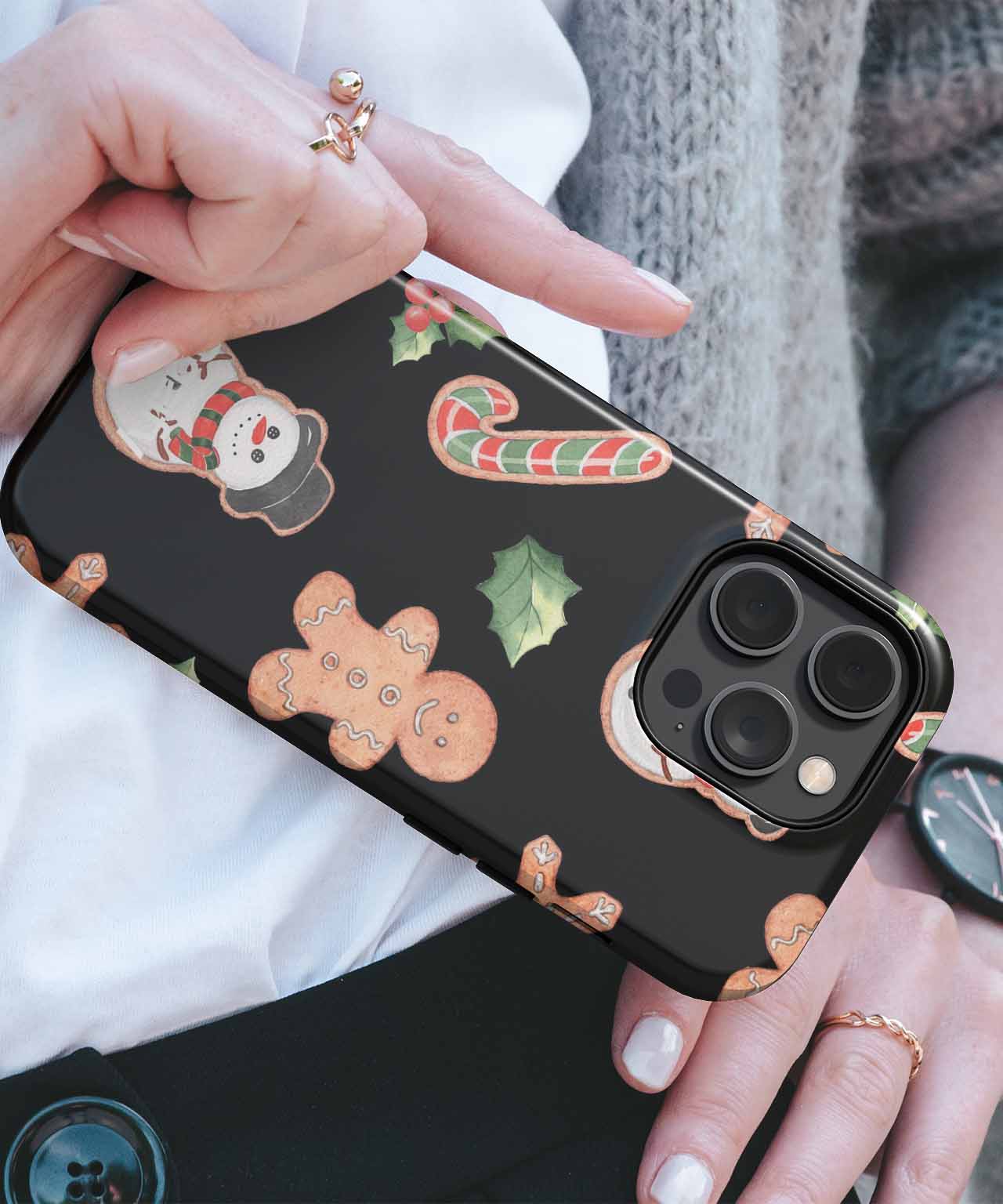 Cheerful Winter Treats Festivity iPhone case Case Cazify - Delivery Canada