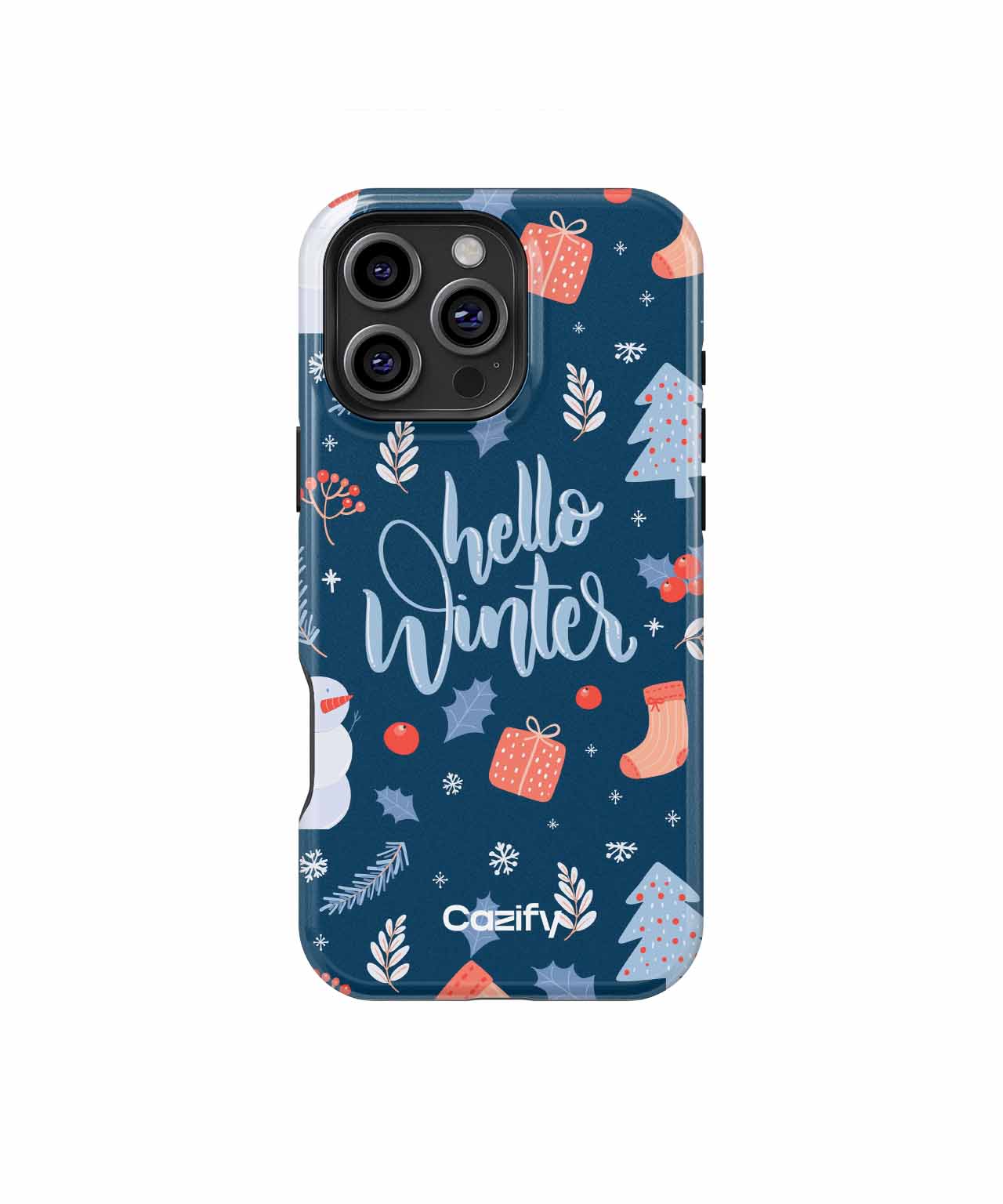 Cheerful Winter Wonderland Vibes iPhone case Case Cazify - Delivery Canada