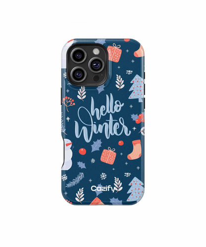 Cheerful Winter Wonderland Vibes iPhone case Case Cazify - Delivery Canada