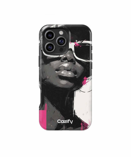 Chic Bold Expression with a Twist iPhone case Case Cazify - Delivery Canada