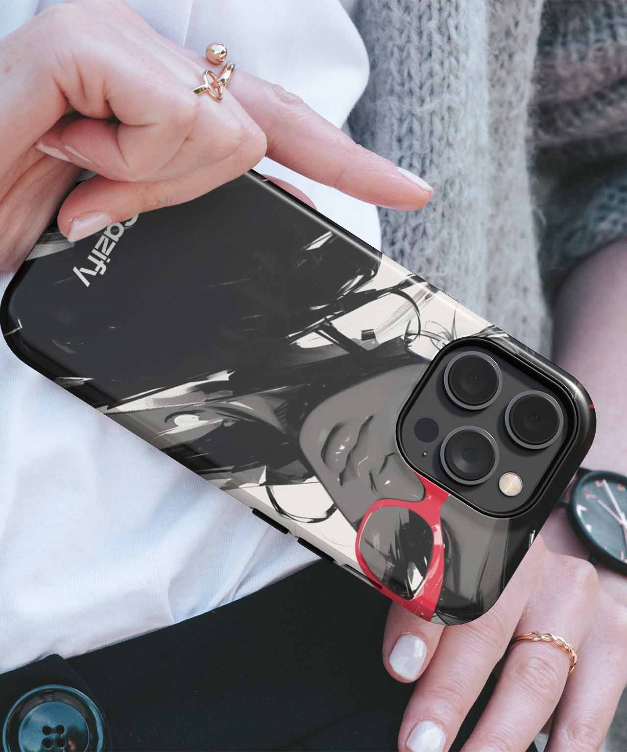 Chic Fashionista with Bold Style iPhone case Case Cazify - Delivery Canada