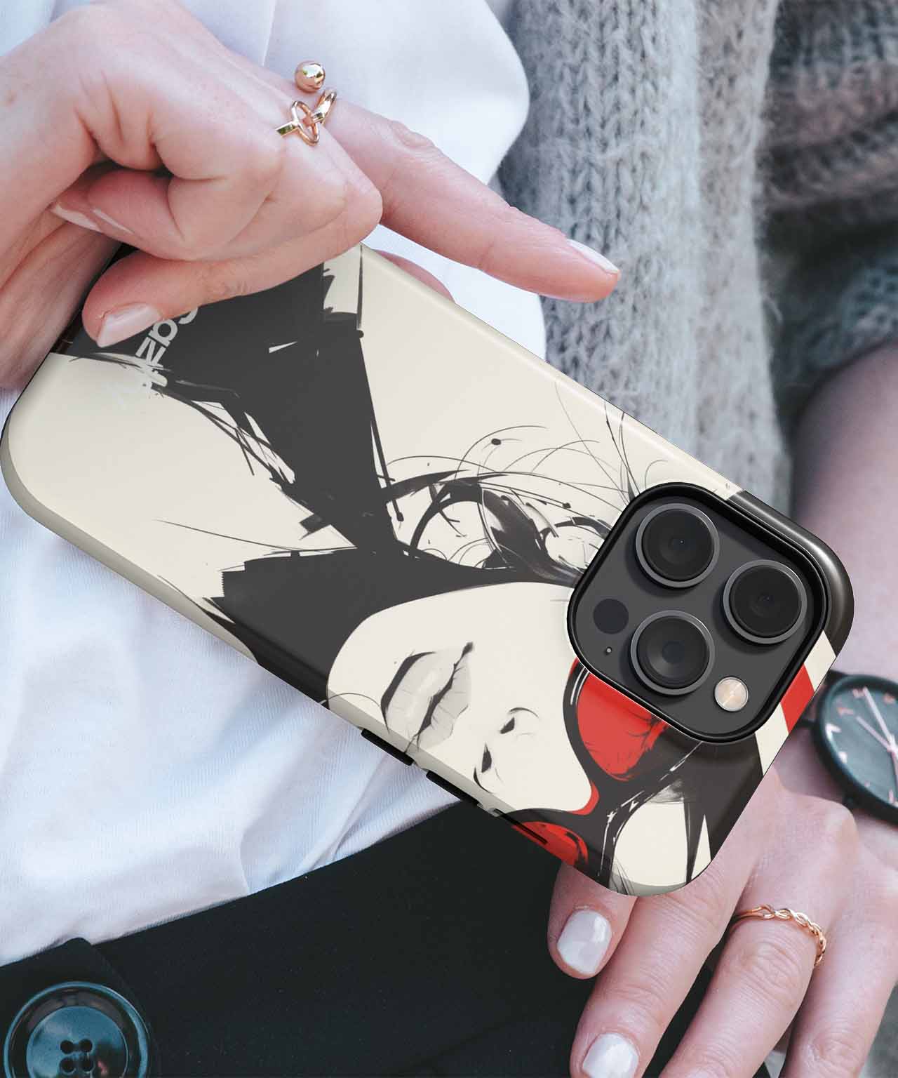 Chic Hat Wearing Sunglasses Diva iPhone case Case Cazify - Delivery Canada
