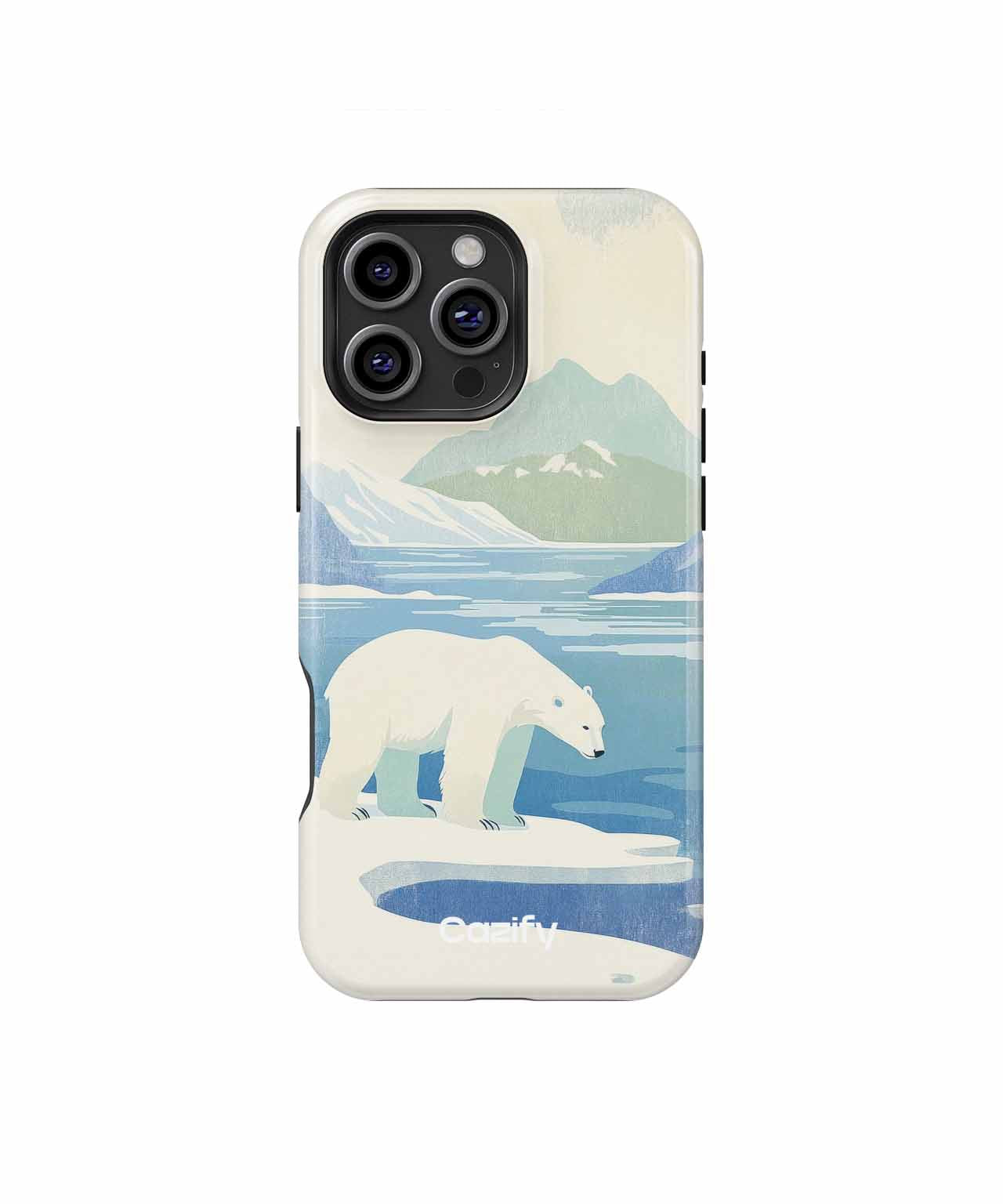 Chillin' with a Polar Bear Vibe iPhone case Case Cazify - Delivery Canada