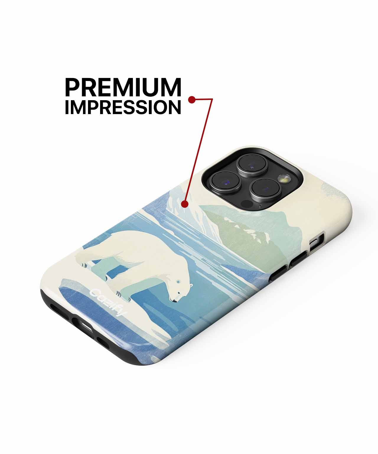 Chillin' with a Polar Bear Vibe iPhone case Case Cazify - Delivery Canada