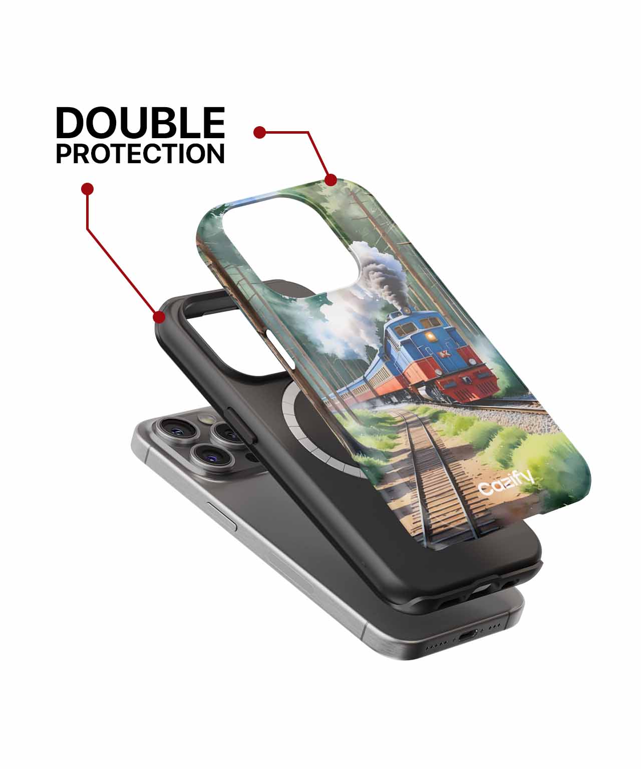 Chugging Through the Forest of Dreams iPhone case Case Cazify - Delivery Canada