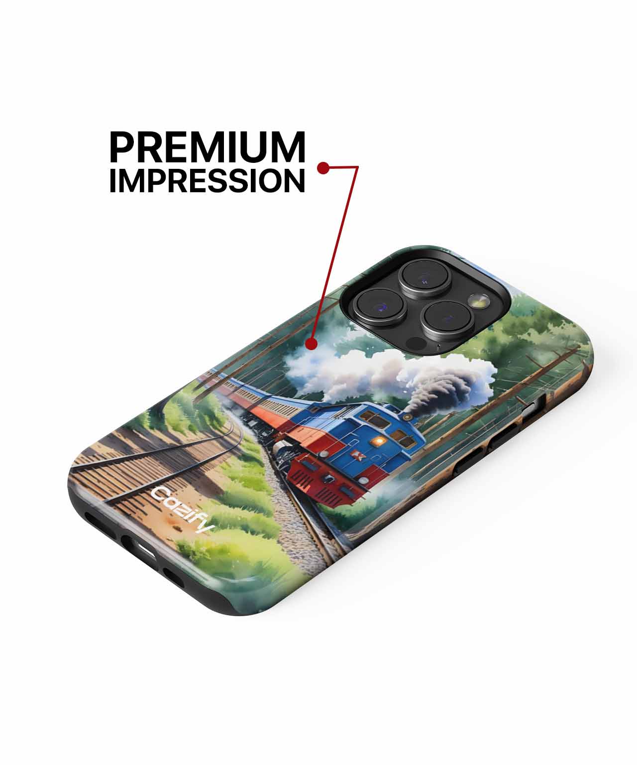 Chugging Through the Forest of Dreams iPhone case Case Cazify - Delivery Canada