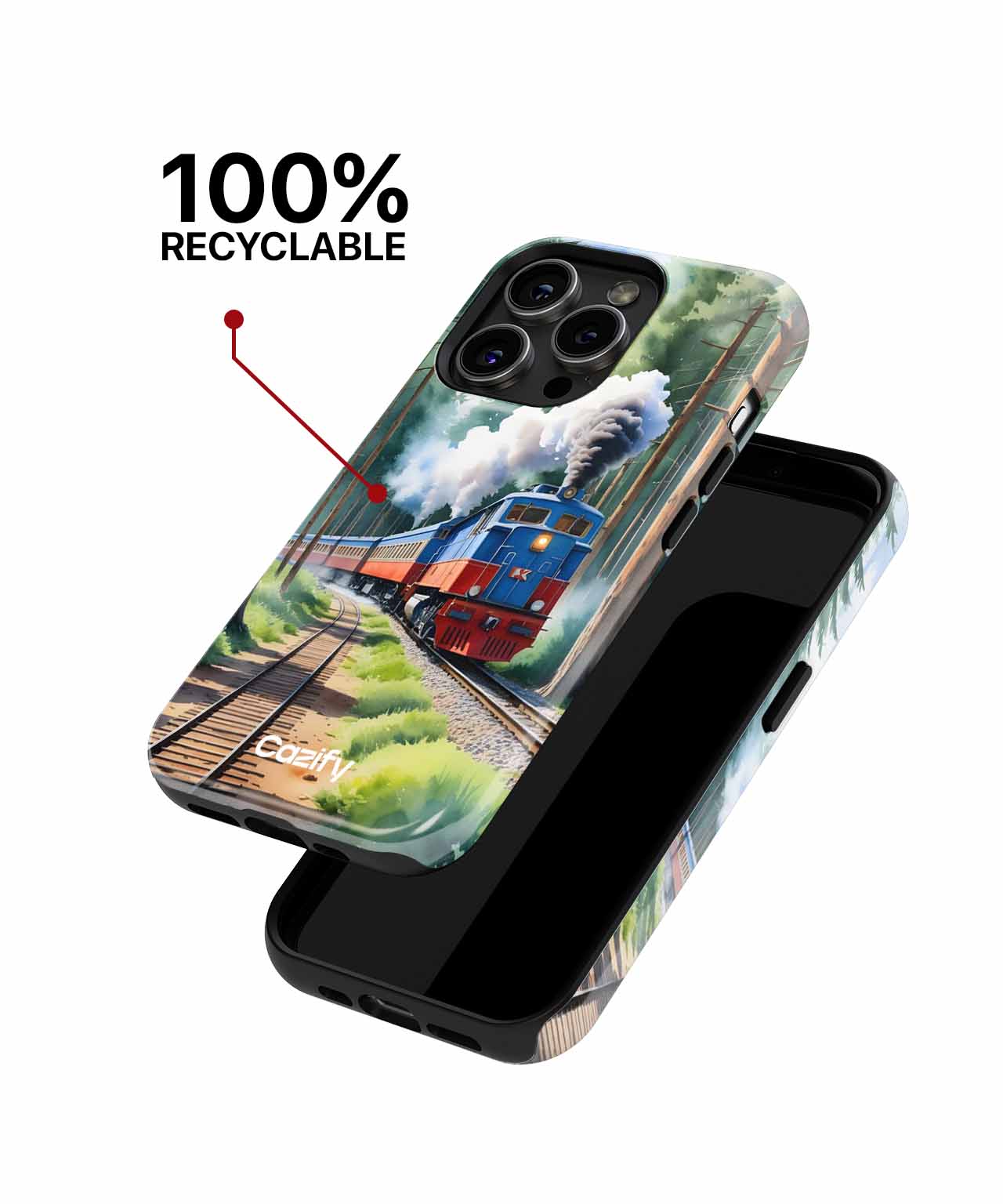 Chugging Through the Forest of Dreams iPhone case Case Cazify - Delivery Canada