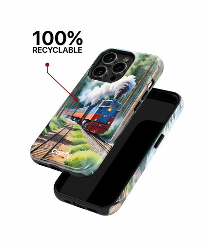 Chugging Through the Forest of Dreams iPhone case Case Cazify - Delivery Canada