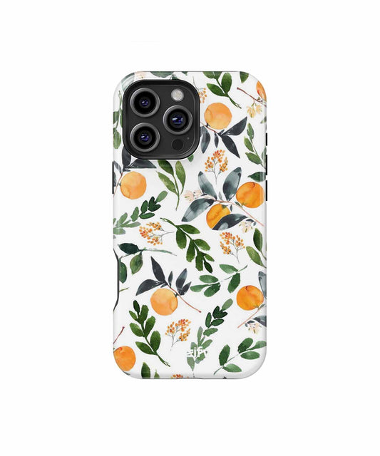 Citrus Delight with Greenery Explosion iPhone case Case Cazify - Delivery Canada