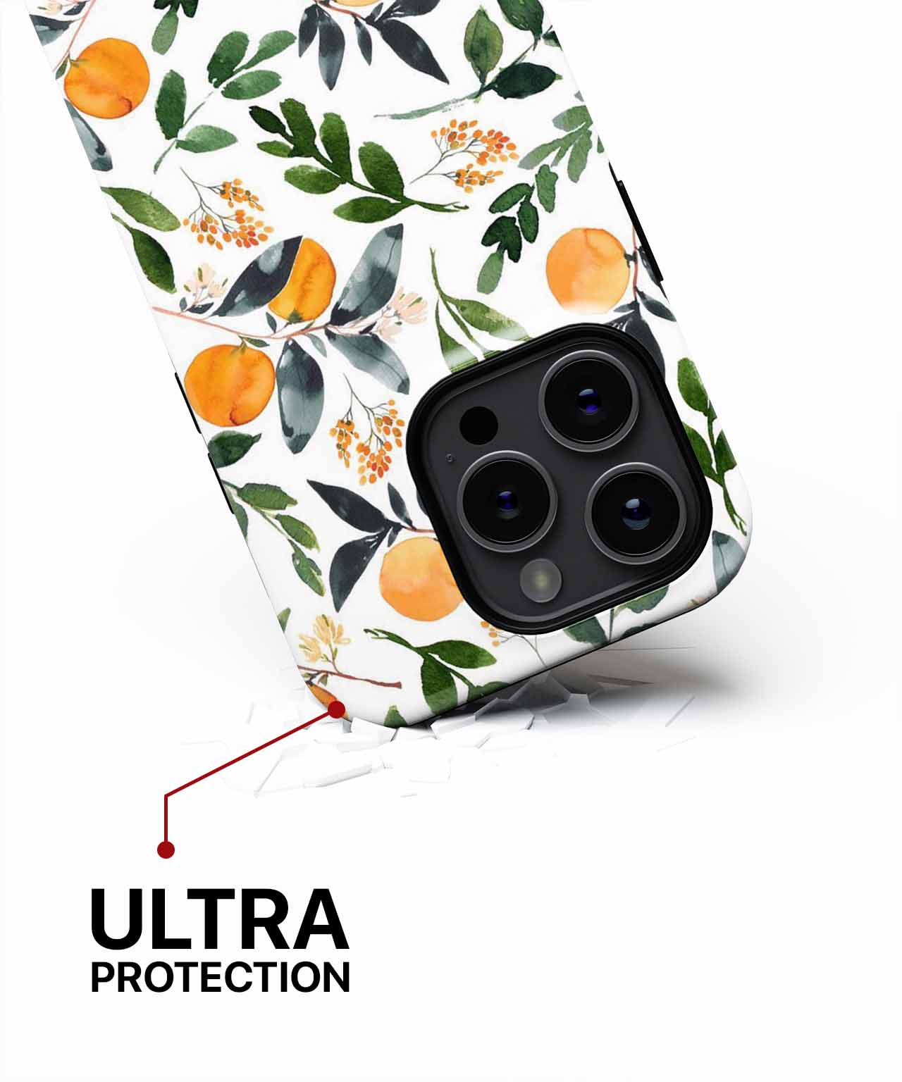 Citrus Delight with Greenery Explosion iPhone case Case Cazify - Delivery Canada