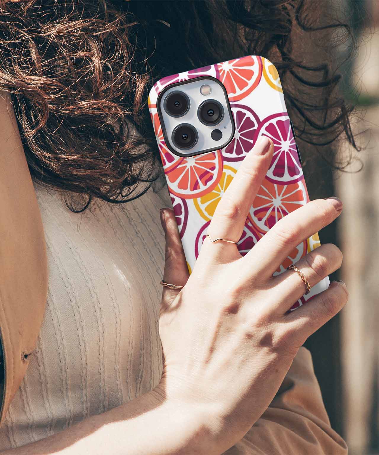 Citrusy Delight Fest of Colors iPhone case Case Cazify - Delivery Canada