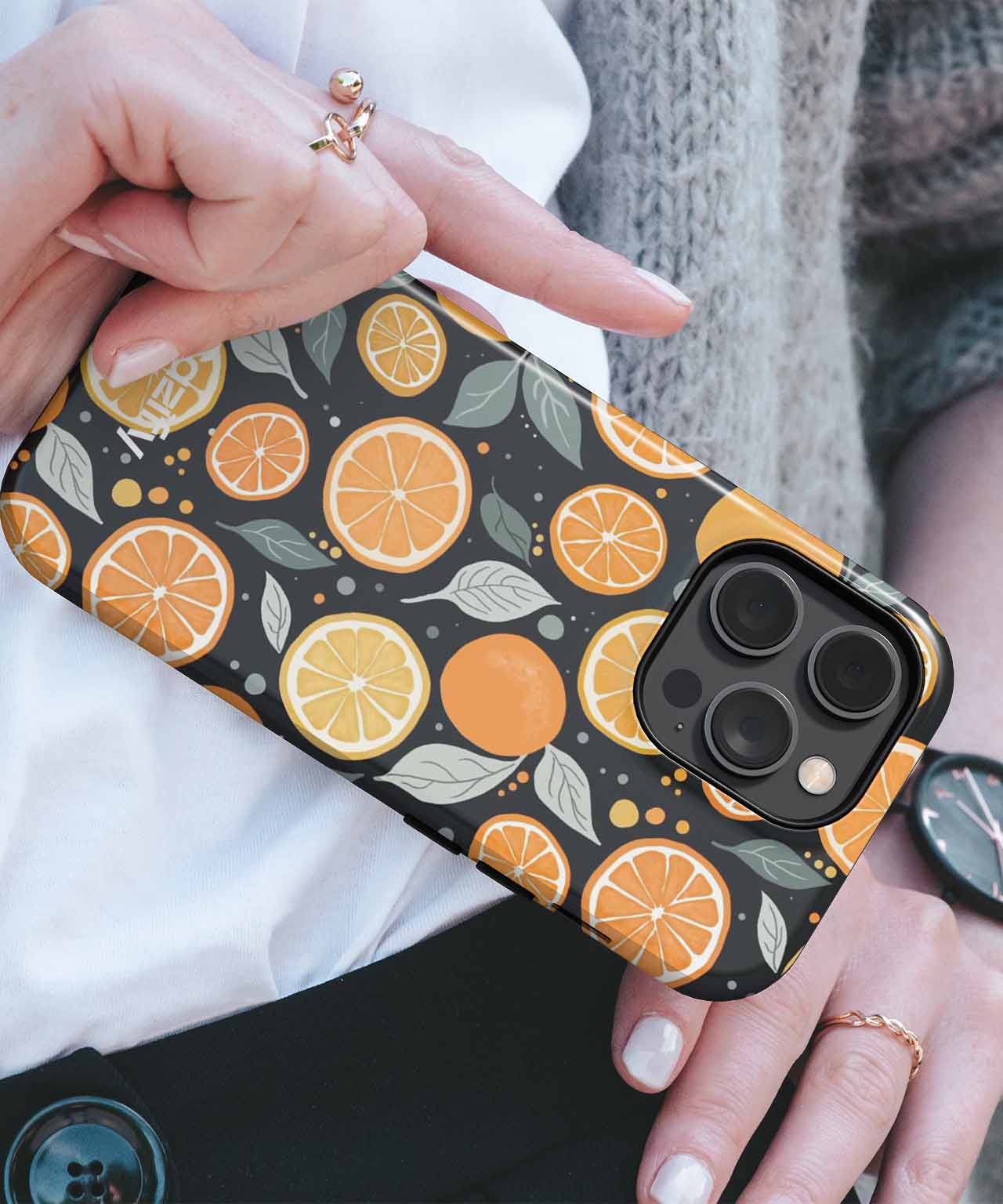 Citrusy Delightful Fruit Explosion iPhone case Case Cazify - Delivery Canada