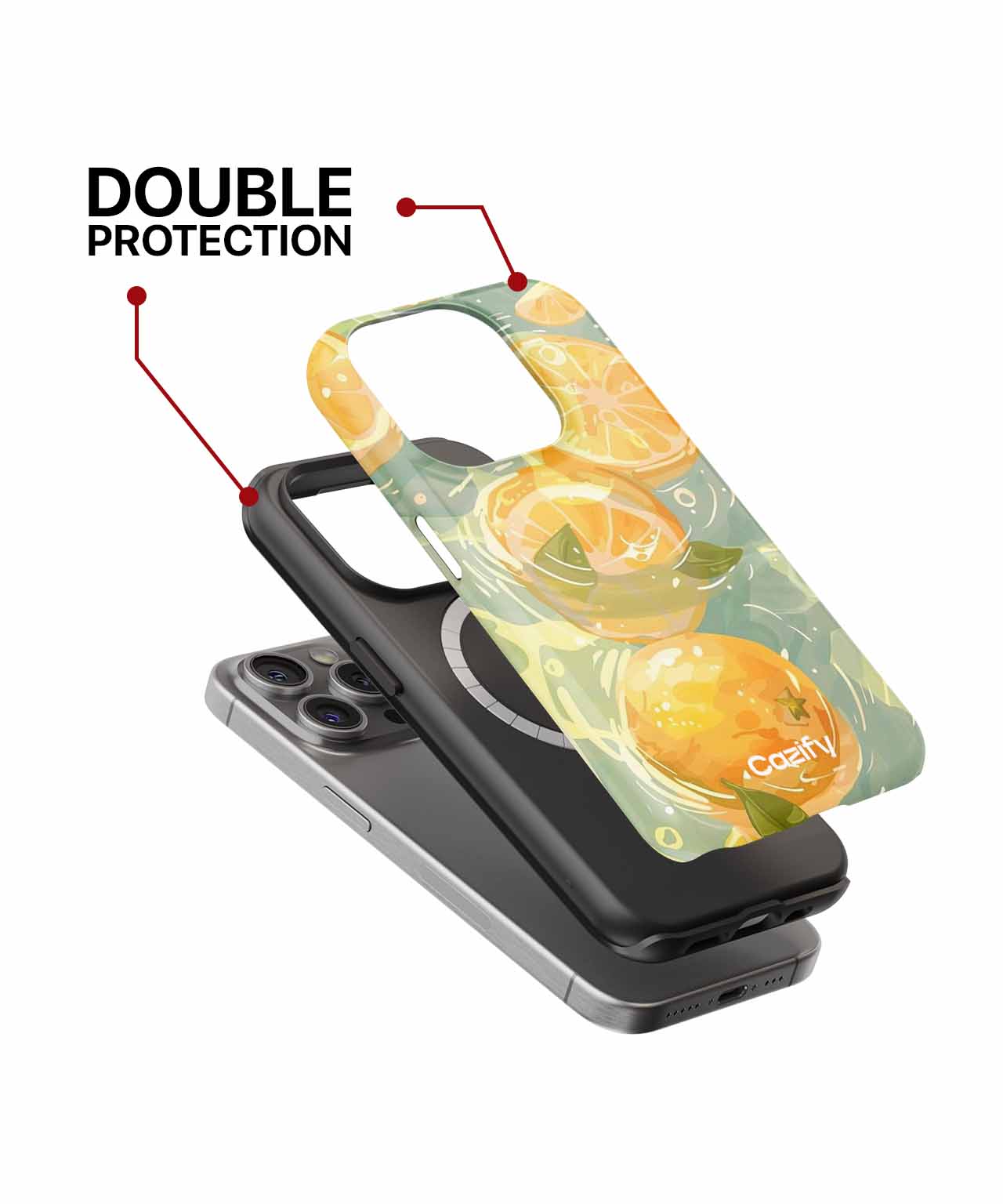 Citrusy Splashing Sunshine Delight iPhone case Case Cazify - Delivery Canada