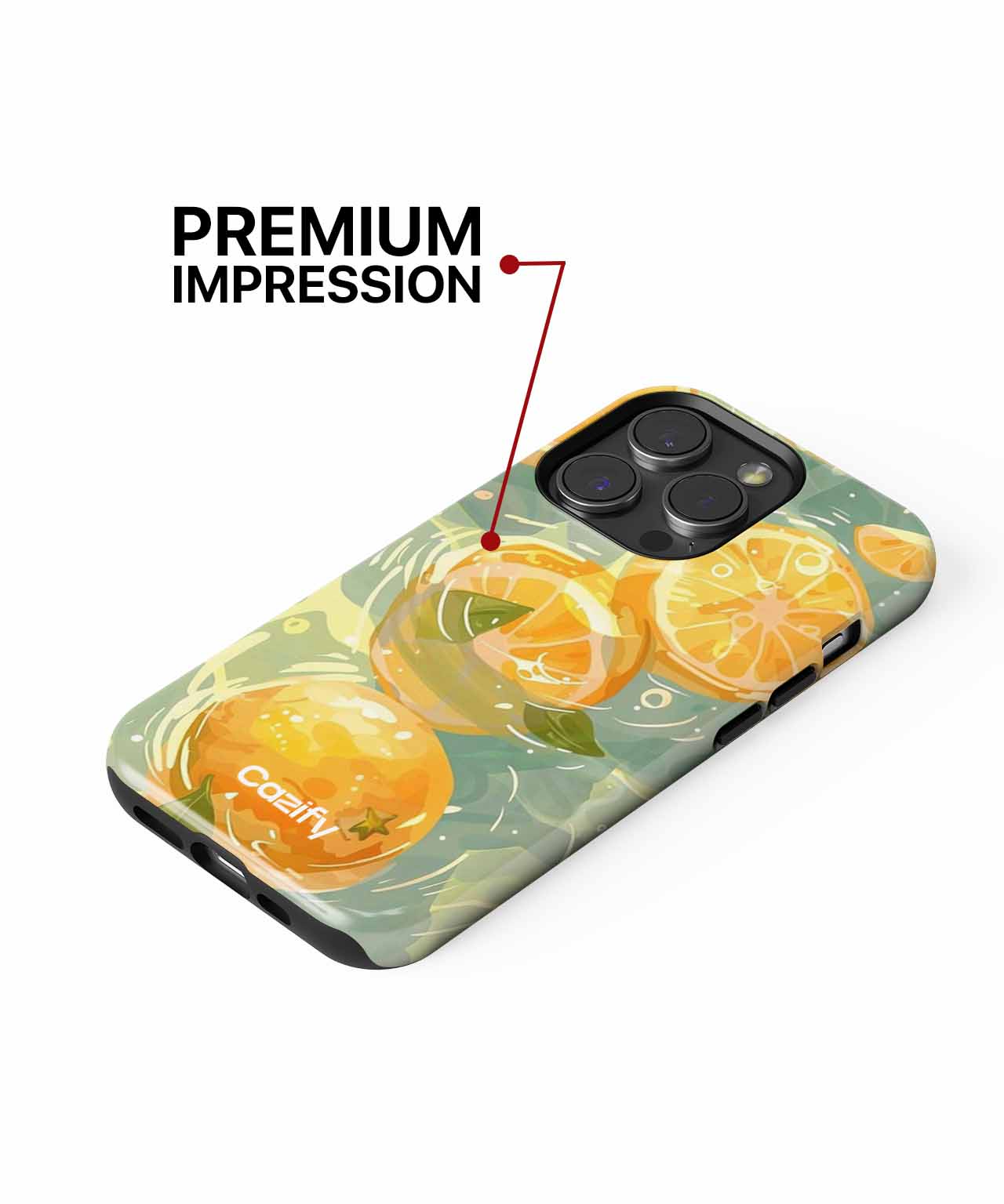 Citrusy Splashing Sunshine Delight iPhone case Case Cazify - Delivery Canada