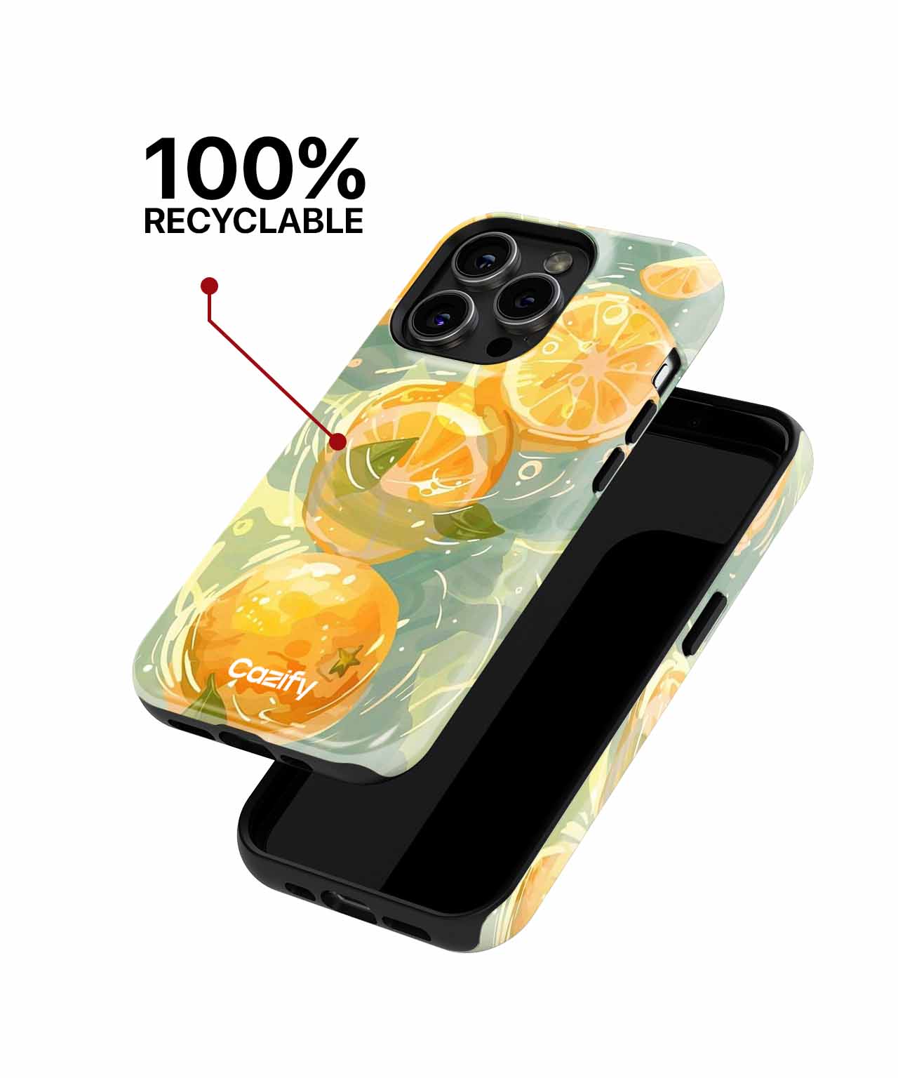 Citrusy Splashing Sunshine Delight iPhone case Case Cazify - Delivery Canada