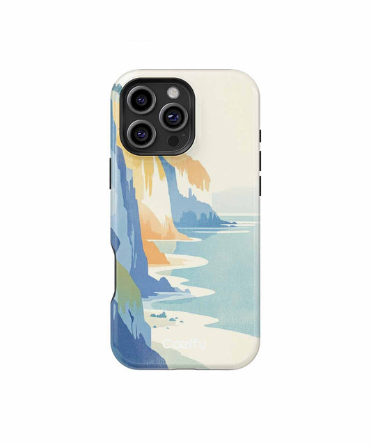 Coastal Cliffs Embrace Ocean Waves iPhone case Case Cazify - Delivery Canada