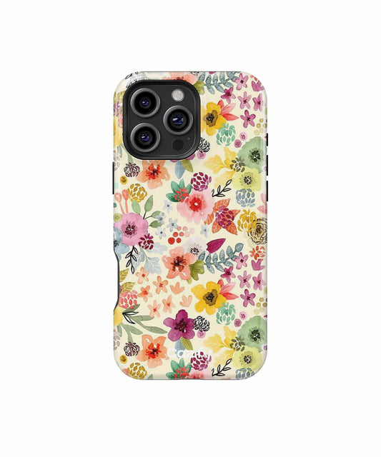 Colorful Blooming Garden Party iPhone case Case Cazify - Delivery Canada