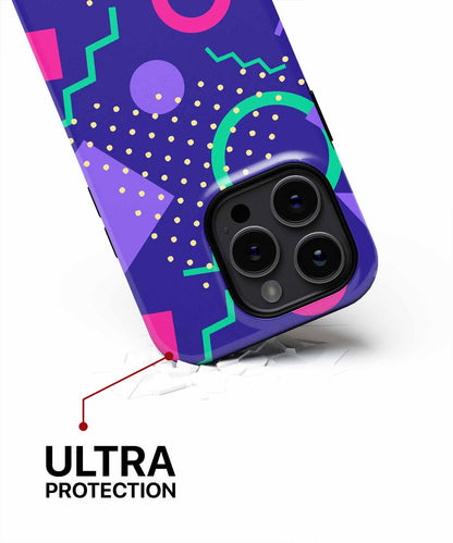 Colorful Chaos of Fun Shapes iPhone case Case Cazify - Delivery Canada