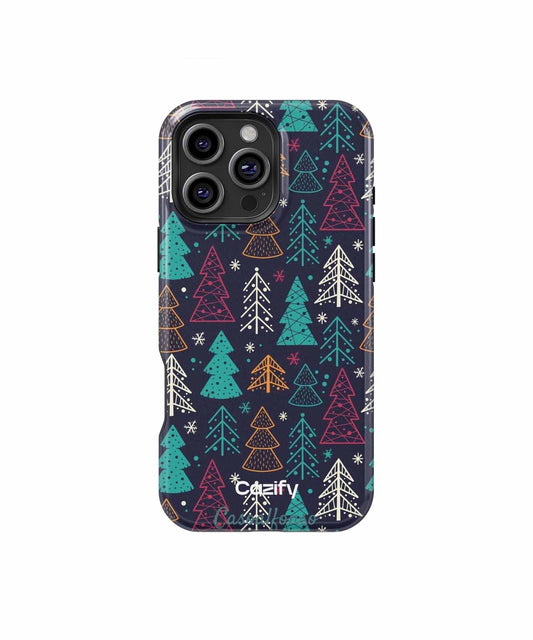 Colorful Christmas Tree Wonderland iPhone case Case Cazify - Delivery Canada