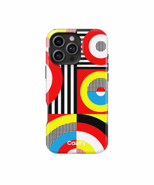 Colorful Circles of Joyful Chaos iPhone case Case Cazify - Delivery Canada