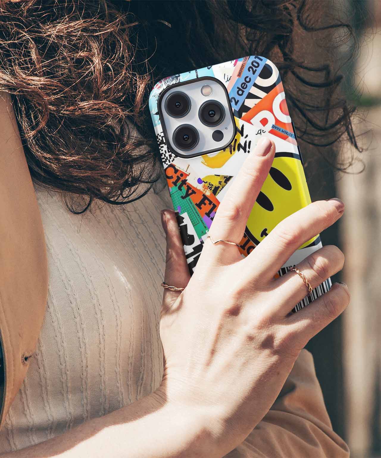 Colorful Collage of Fun Memories iPhone case Case Cazify - Delivery Canada