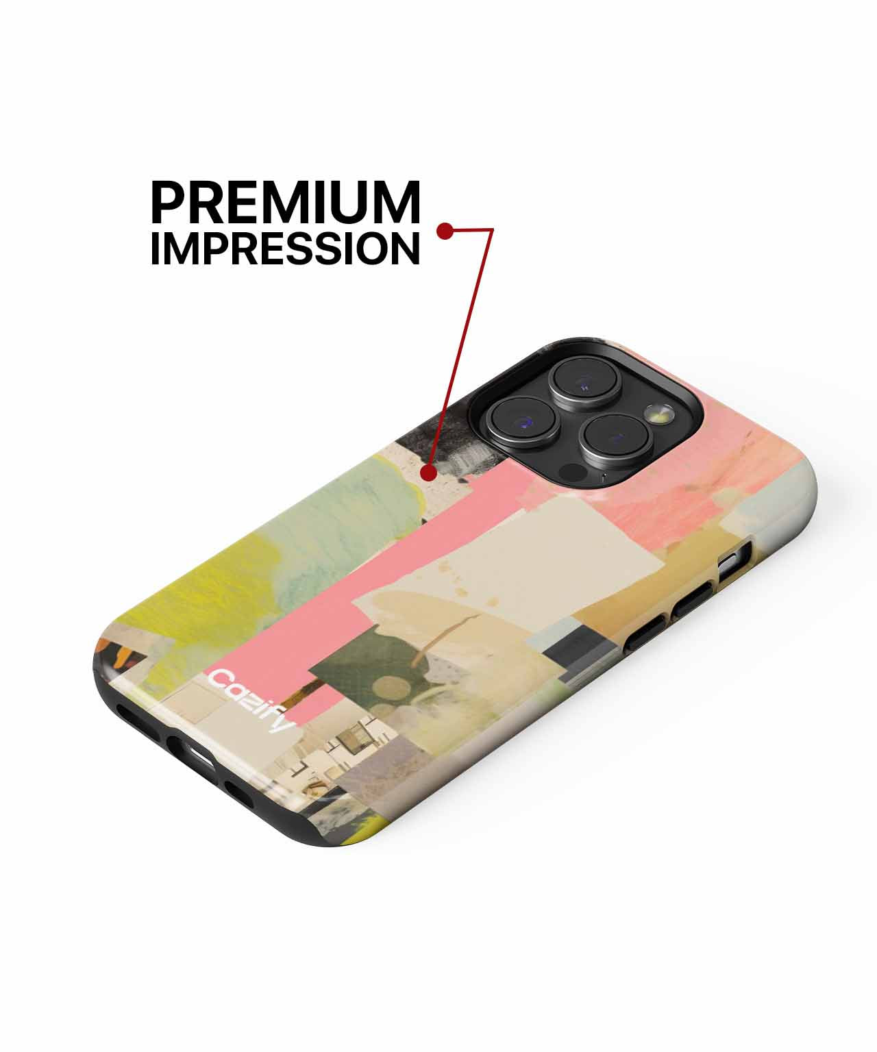 Colorful Creative Chaos of Papers iPhone case Case Cazify - Delivery Canada