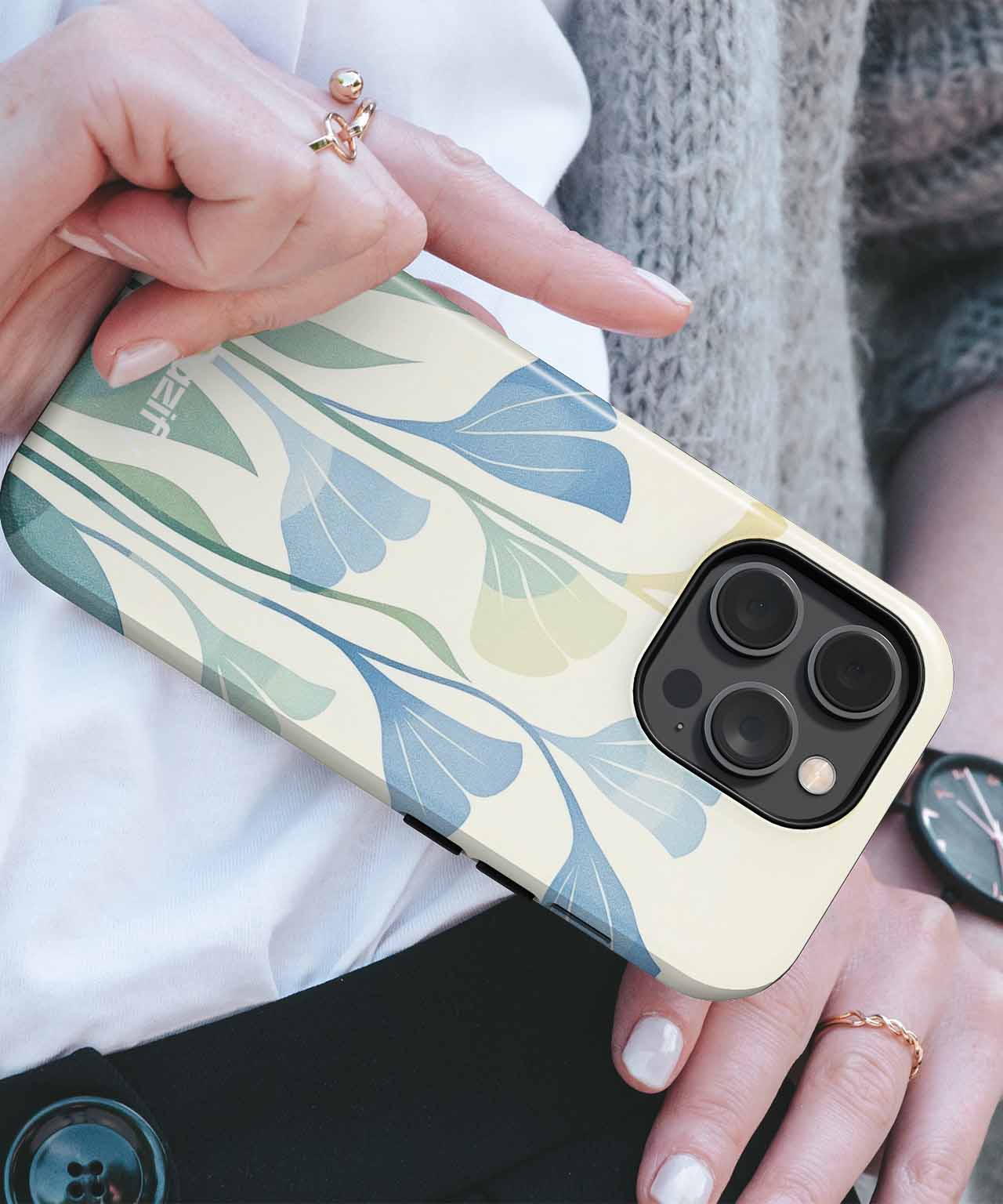 Colorful Dancing Flowers in Soft Pastels iPhone case Case Cazify - Delivery Canada