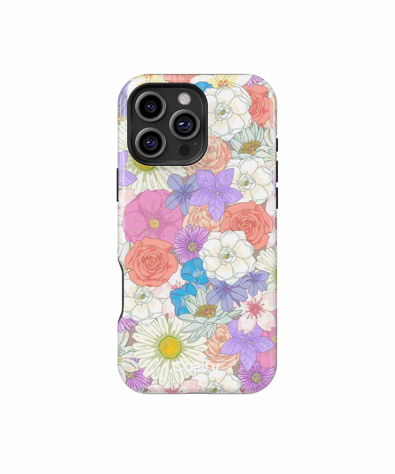 Colorful Floral Fantasy Blooms iPhone case Case Cazify - Delivery Canada