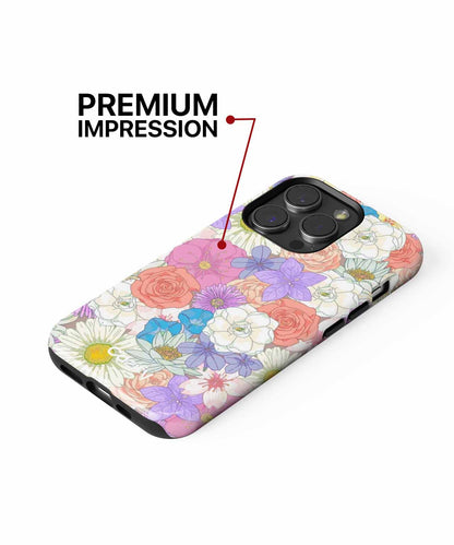 Colorful Floral Fantasy Blooms iPhone case Case Cazify - Delivery Canada