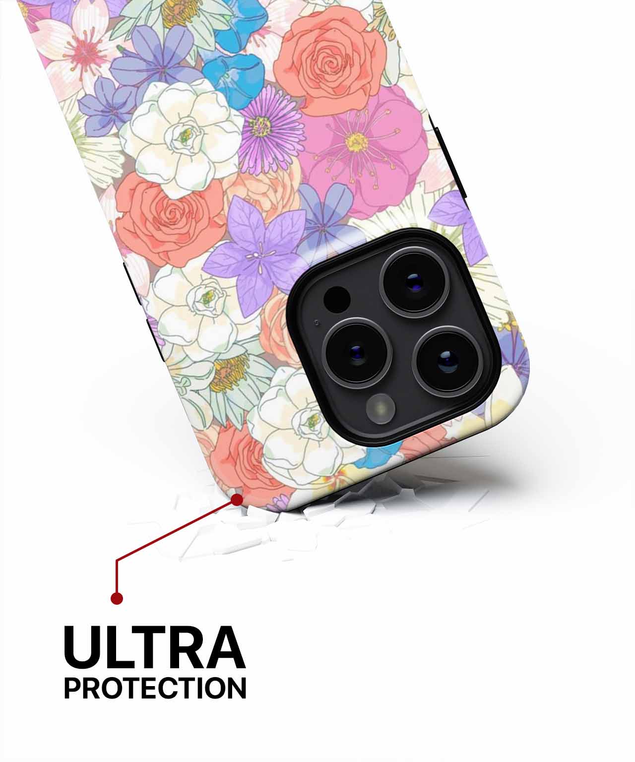 Colorful Floral Fantasy Blooms iPhone case Case Cazify - Delivery Canada